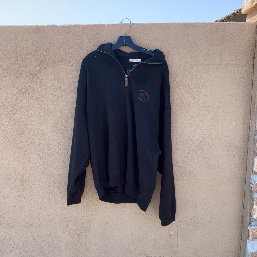 Tommy Bahama quarter zip pullover sweater XL